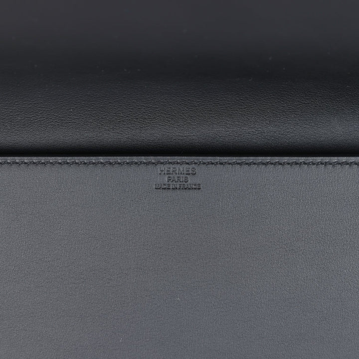 Hermes Shadow Kelly Cut Black Swift