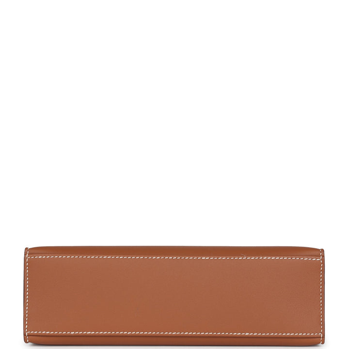 Hermes Kelly Pochette Gold Swift Gold Hardware