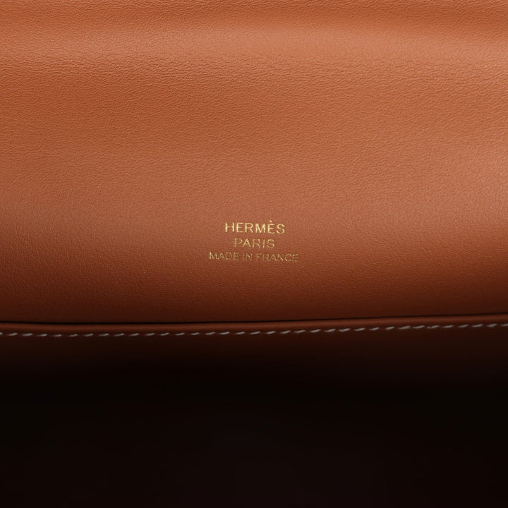 Hermes Kelly Pochette Gold Swift Gold Hardware