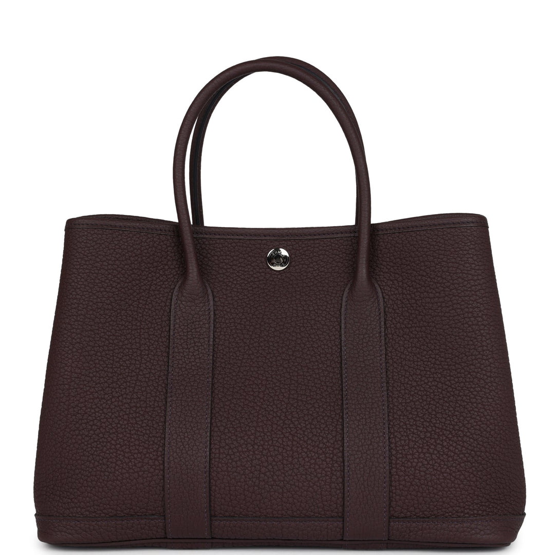 Hermes Garden Party 30 Rouge Sellier Negonda Palladium Hardware