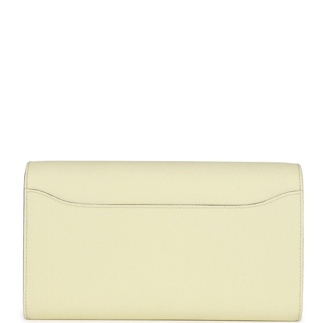 Hermes Constance Wallet To Go Jaune Milton Epsom Palladium Hardware