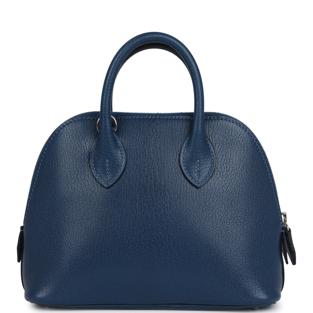 Hermes Mini 1923 Bolide Deep Bleu Chevre Chamkila Palladium Hardware