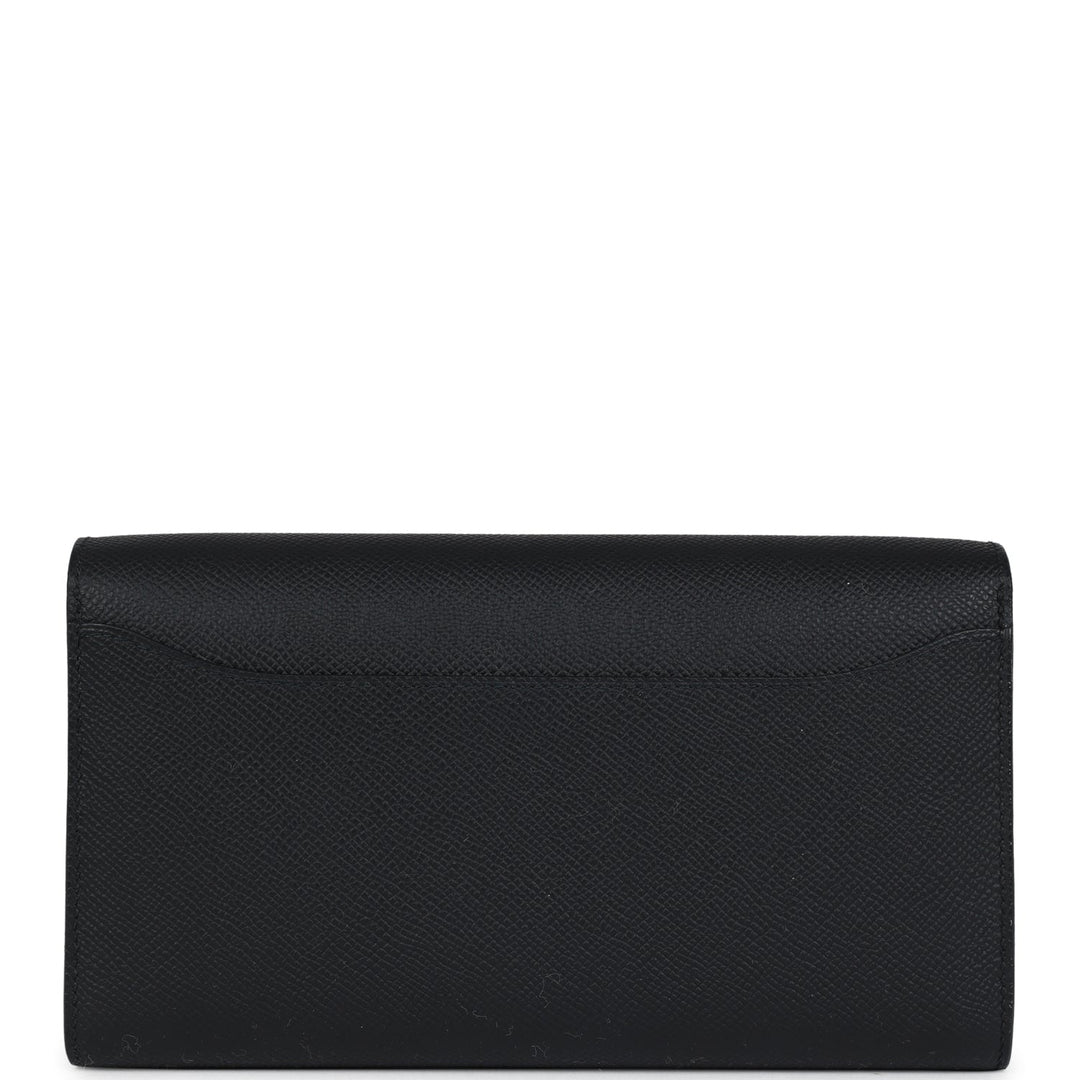 Hermes Constance Wallet To Go Black Epsom Palladium Hardware
