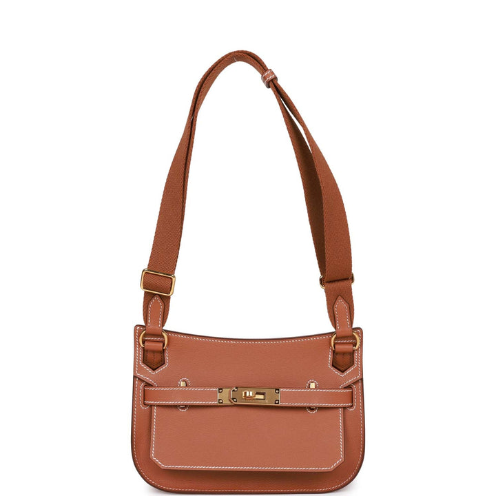 Top quality Hermes Jypsiere Mini Gold Evercolor Gold Hardware