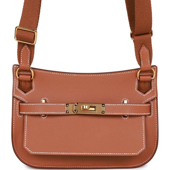Top quality Hermes Jypsiere Mini Gold Evercolor Gold Hardware