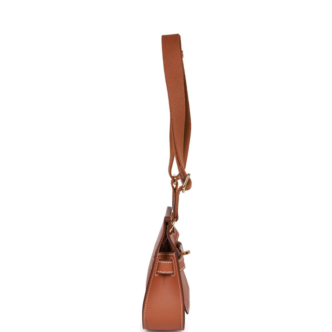 Top quality Hermes Jypsiere Mini Gold Evercolor Gold Hardware