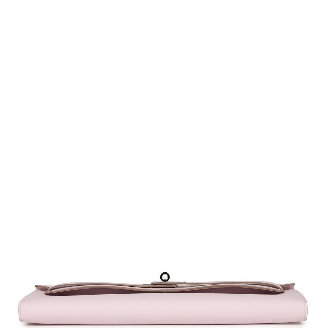 Hermes Kelly Cut Mauve Pale Swift Palladium Hardware