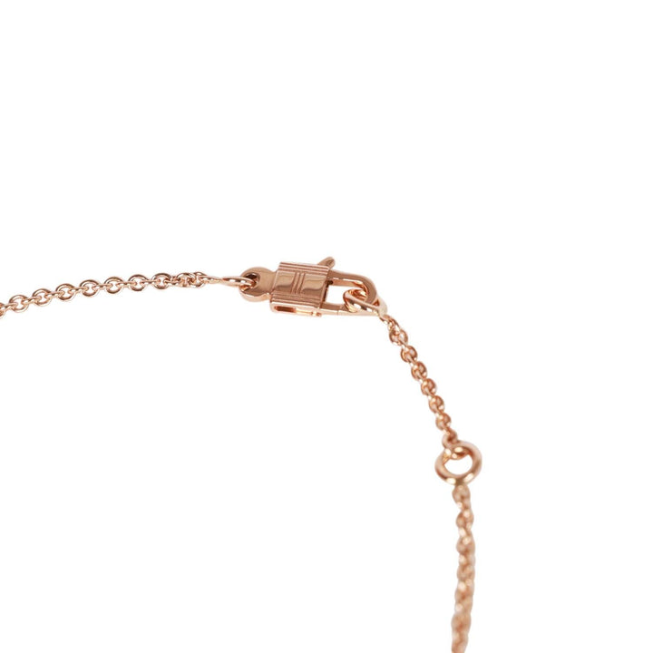 Top quality Hermes 18k Rose Gold Amulettes Cadenas Pendant Necklace