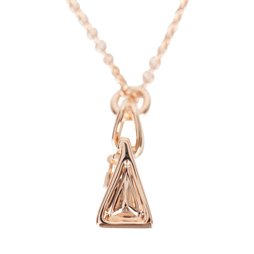 Top quality Hermes 18k Rose Gold Diamond Pave Birkin Pendant Necklace
