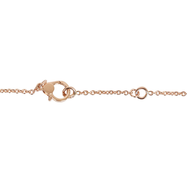 Top quality Hermes 18k Rose Gold San Coloris Diamond Finesse Pendant Necklace