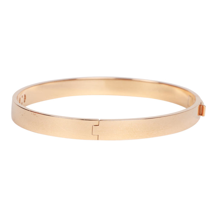 Top quality Hermes 18k Rose Gold Diamond H D'Ancre Bracelet