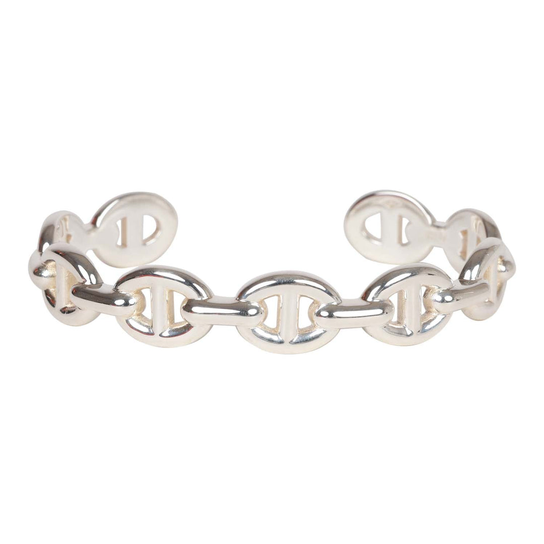 Top quality Hermes Chain D'Ancre Echainee Silver .925 Bracelet