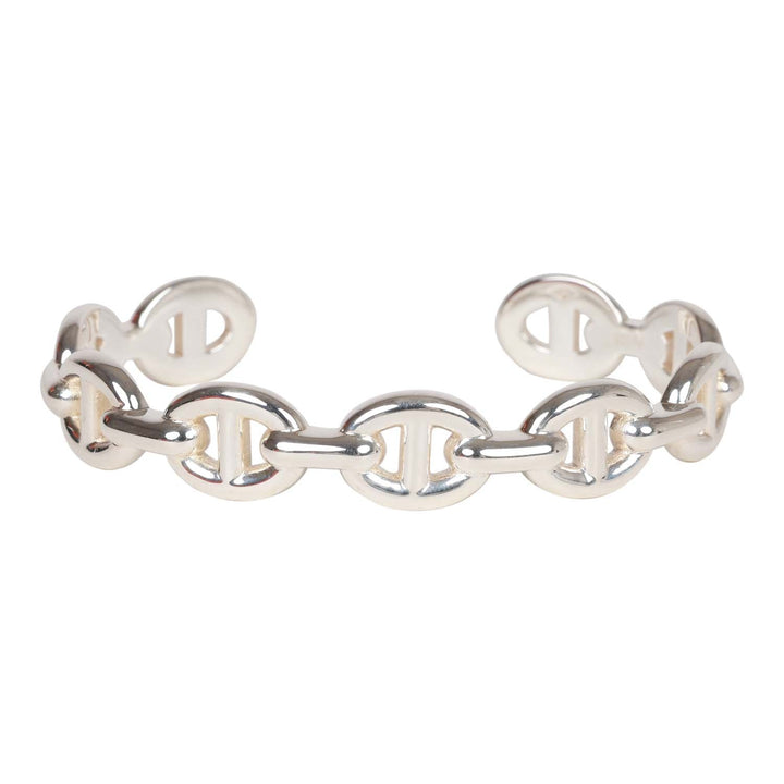 Top quality Hermes Chain D'Ancre Echainee Silver .925 Bracelet