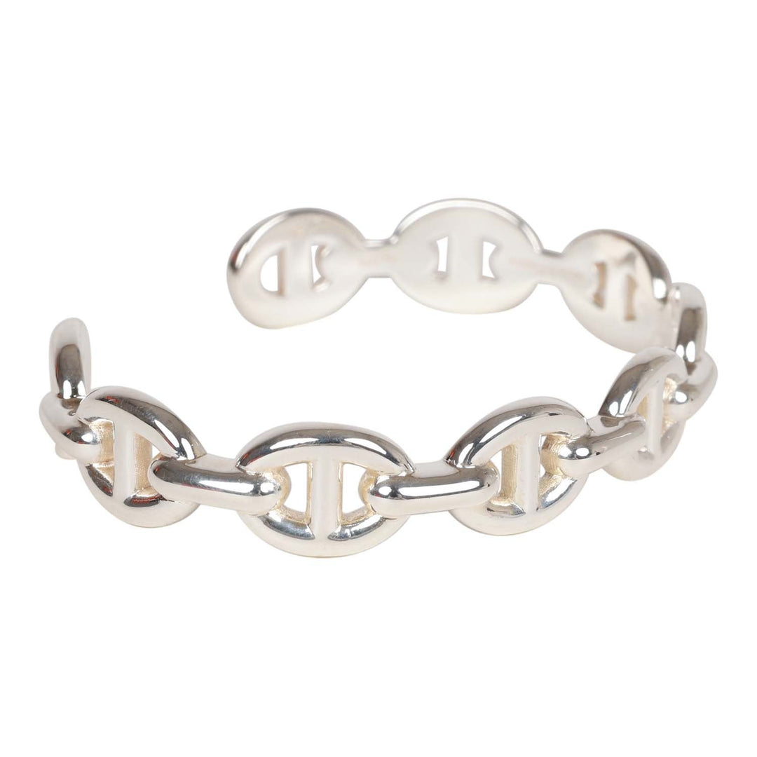 Top quality Hermes Chain D'Ancre Echainee Silver .925 Bracelet
