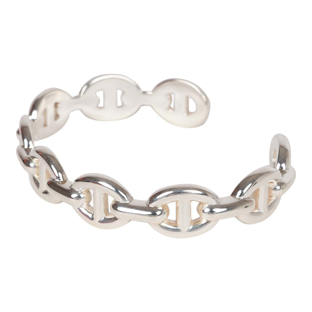 Top quality Hermes Chain D'Ancre Echainee Silver .925 Bracelet