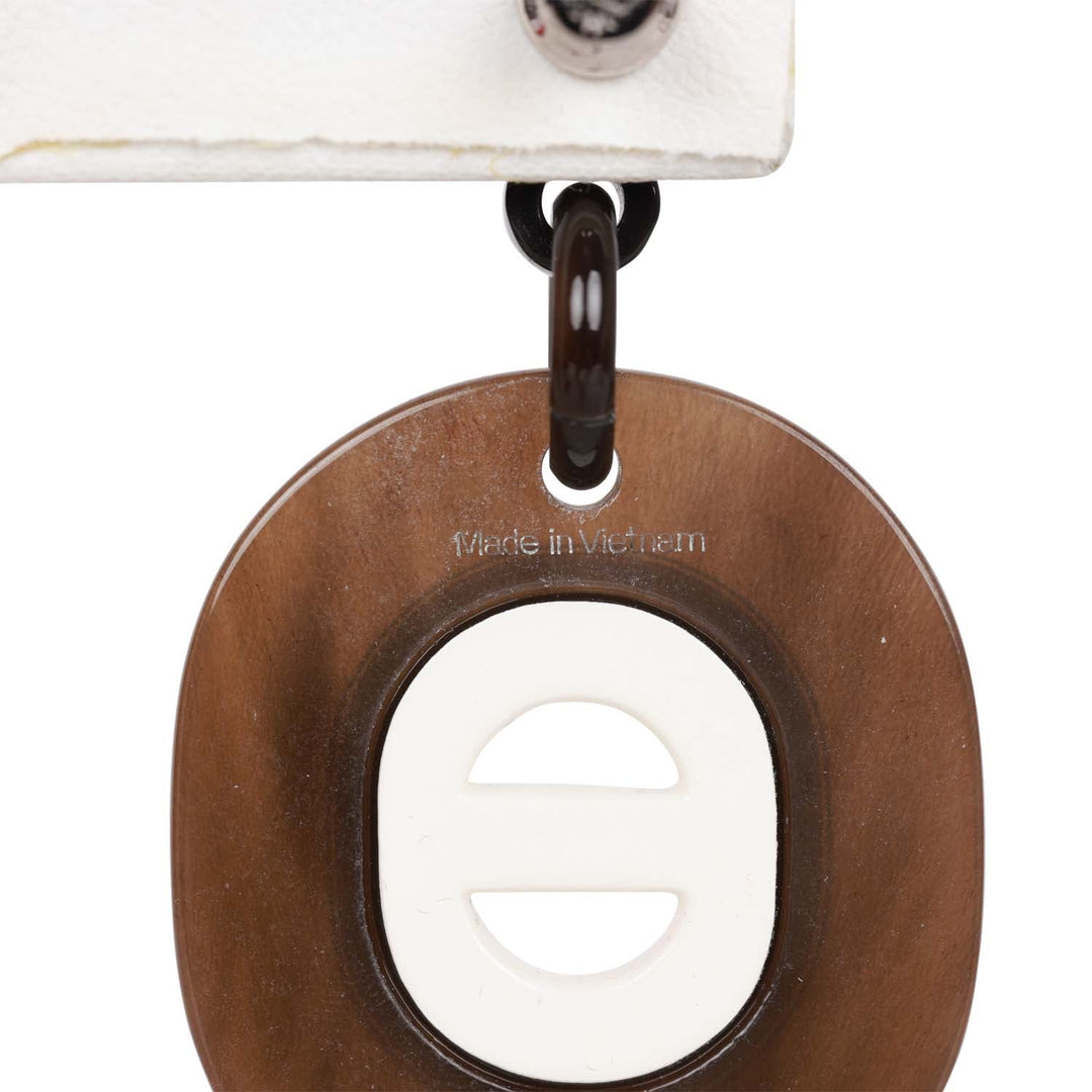 Top quality Hermes Buffalo Horn Drop Earrings