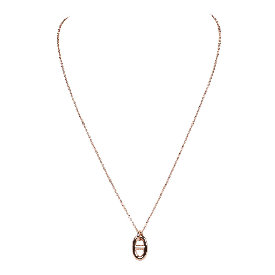 Top quality Hermes 18k Rose Gold Farandole PM Pendant Necklace