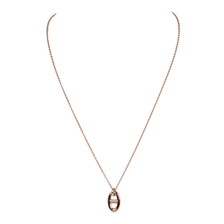 Top quality Hermes 18k Rose Gold Farandole PM Pendant Necklace
