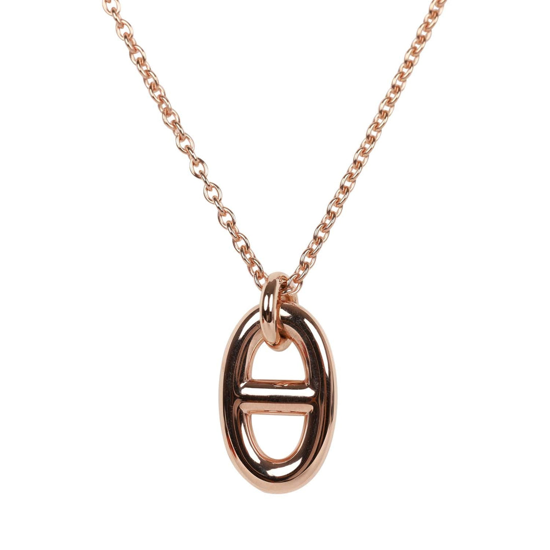 Top quality Hermes 18k Rose Gold Farandole PM Pendant Necklace