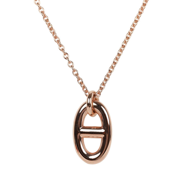 Top quality Hermes 18k Rose Gold Farandole PM Pendant Necklace