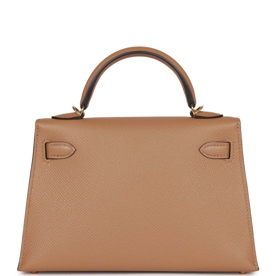 Hermes Kelly 20 Sellier Chai Epsom Gold Hardware