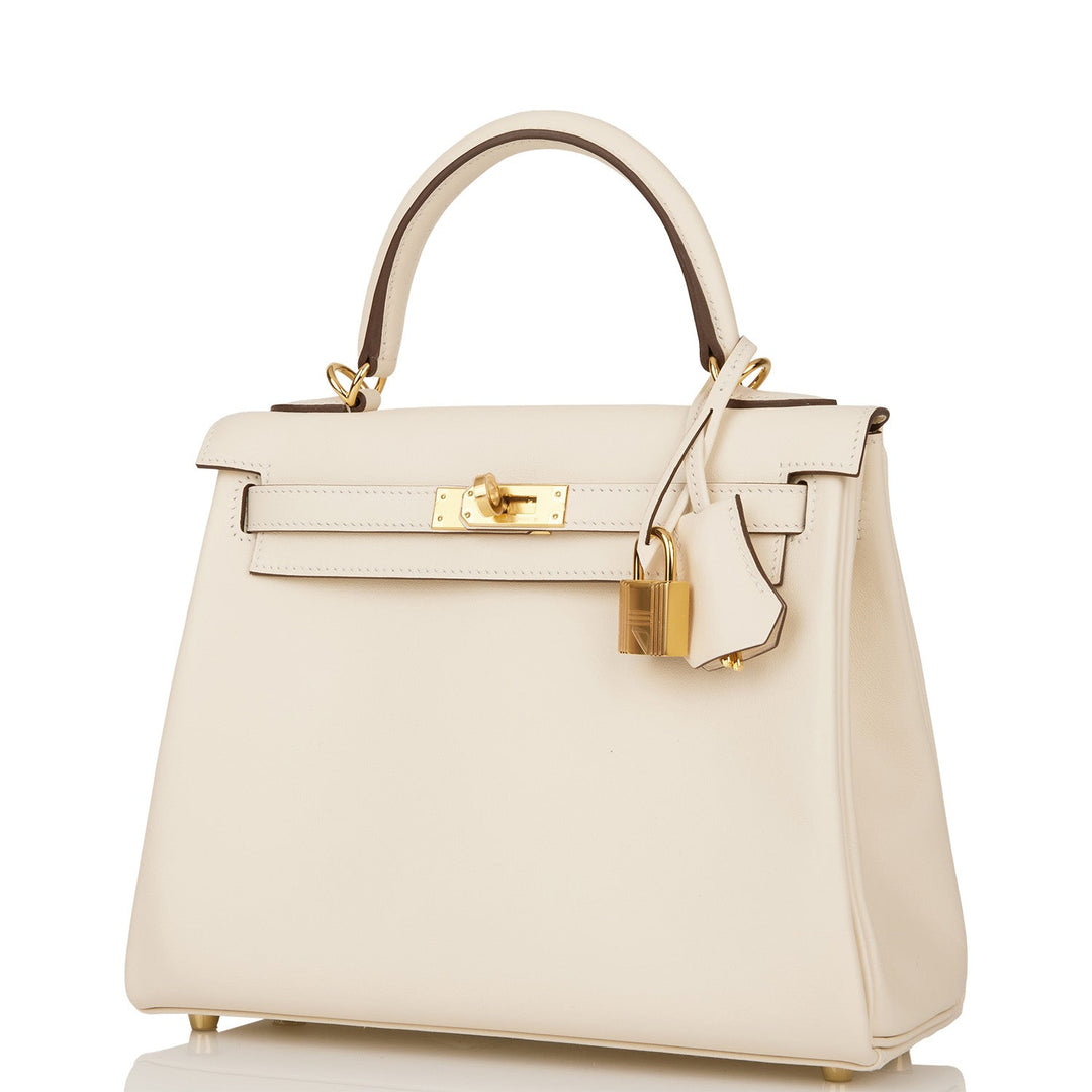 Hermes Kelly 25 Retourne Nata Swift Gold Hardware