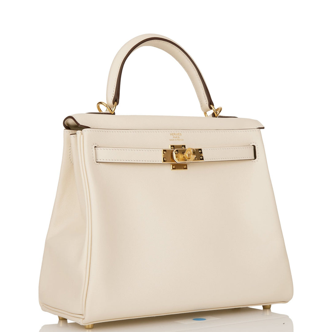 Hermes Kelly 25 Retourne Nata Swift Gold Hardware