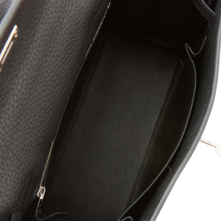 Top quality Hermes Kelly Retourne 25 Black Togo Palladium Hardware