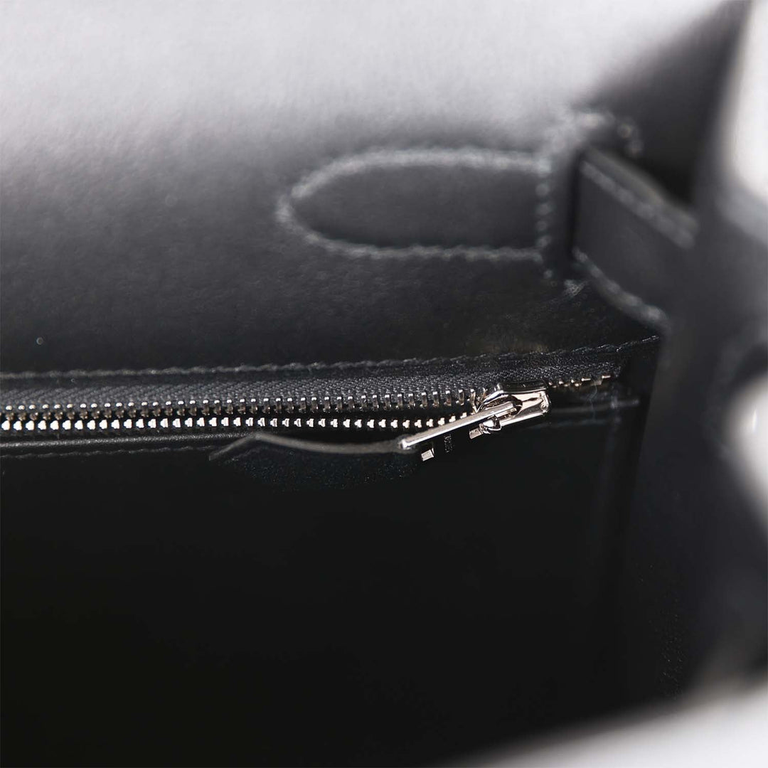 Top quality Hermes Kelly Sellier 32 Toile de Camp Cavalcadour Palladium Hardware