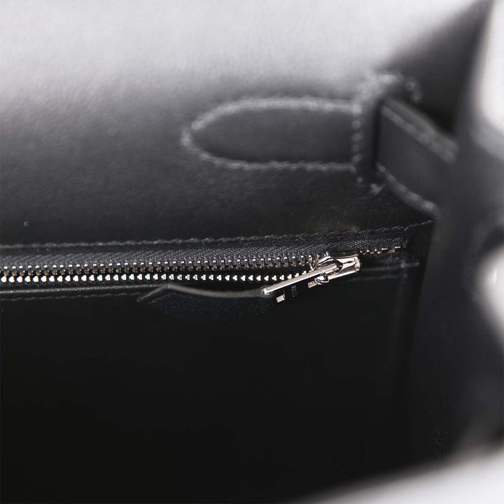 Top quality Hermes Kelly Sellier 32 Toile de Camp Cavalcadour Palladium Hardware