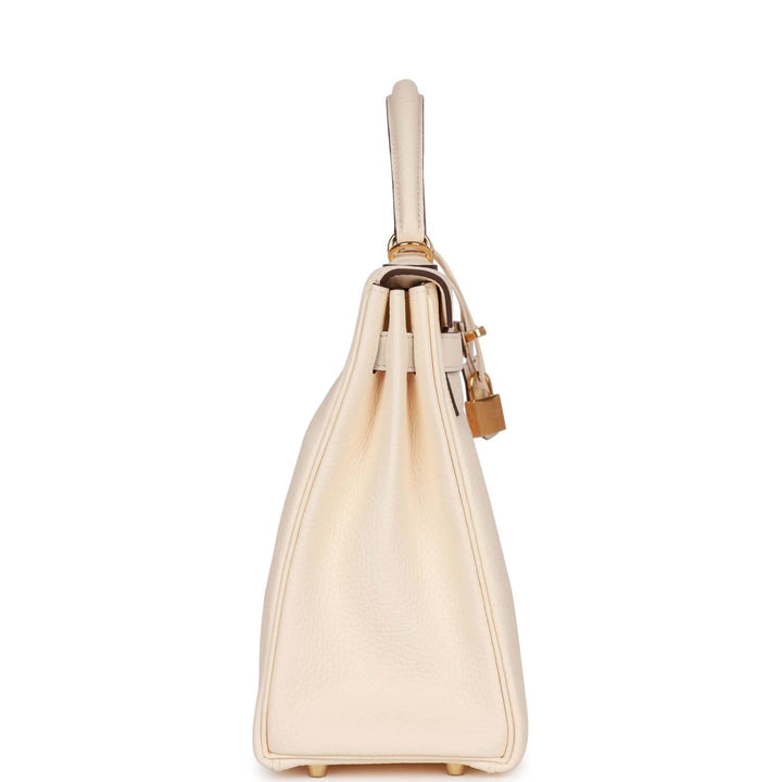 Top quality Hermes Kelly Retourne 32 Nata Clemence Gold Hardware