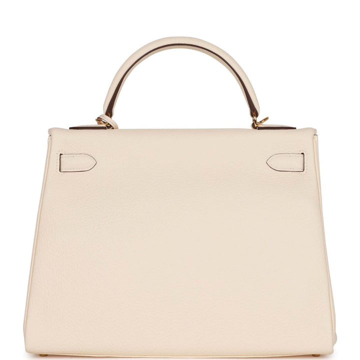 Top quality Hermes Kelly Retourne 32 Nata Clemence Gold Hardware