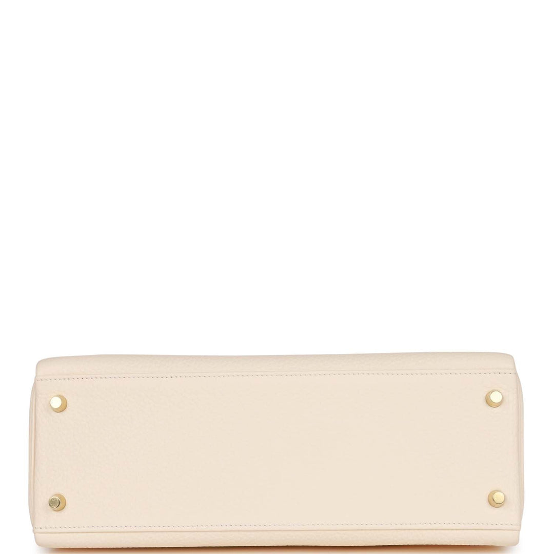Top quality Hermes Kelly Retourne 32 Nata Clemence Gold Hardware