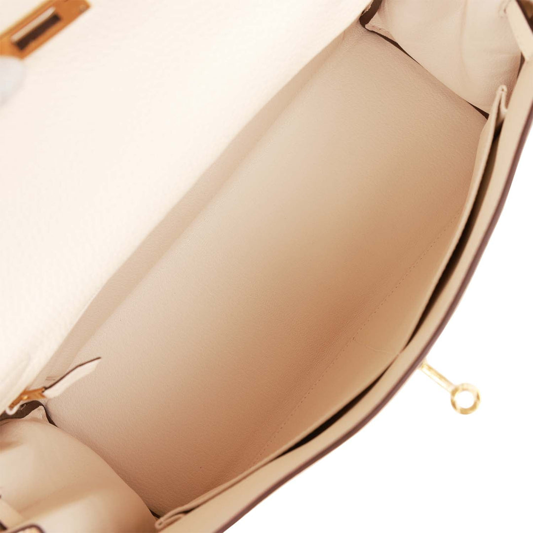 Top quality Hermes Kelly Retourne 32 Nata Clemence Gold Hardware