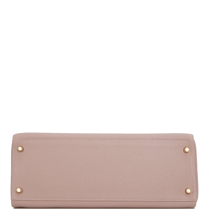 Hermes Kelly 32 Retourne Glycine Clemence Gold Hardware