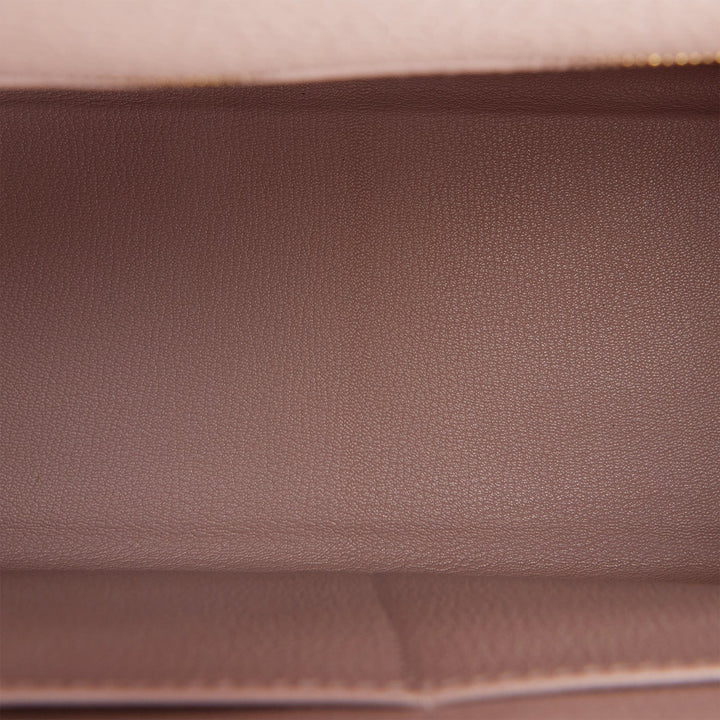 Hermes Kelly 32 Retourne Glycine Clemence Gold Hardware