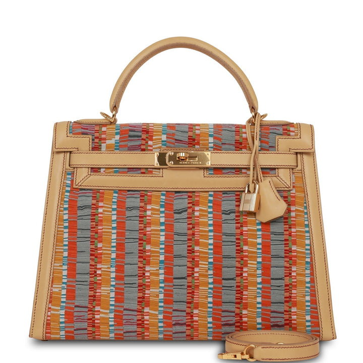 Vintage Top quality Hermes Kelly Sellier 32 Vibrato Sable Chamonix Gold Hardware
