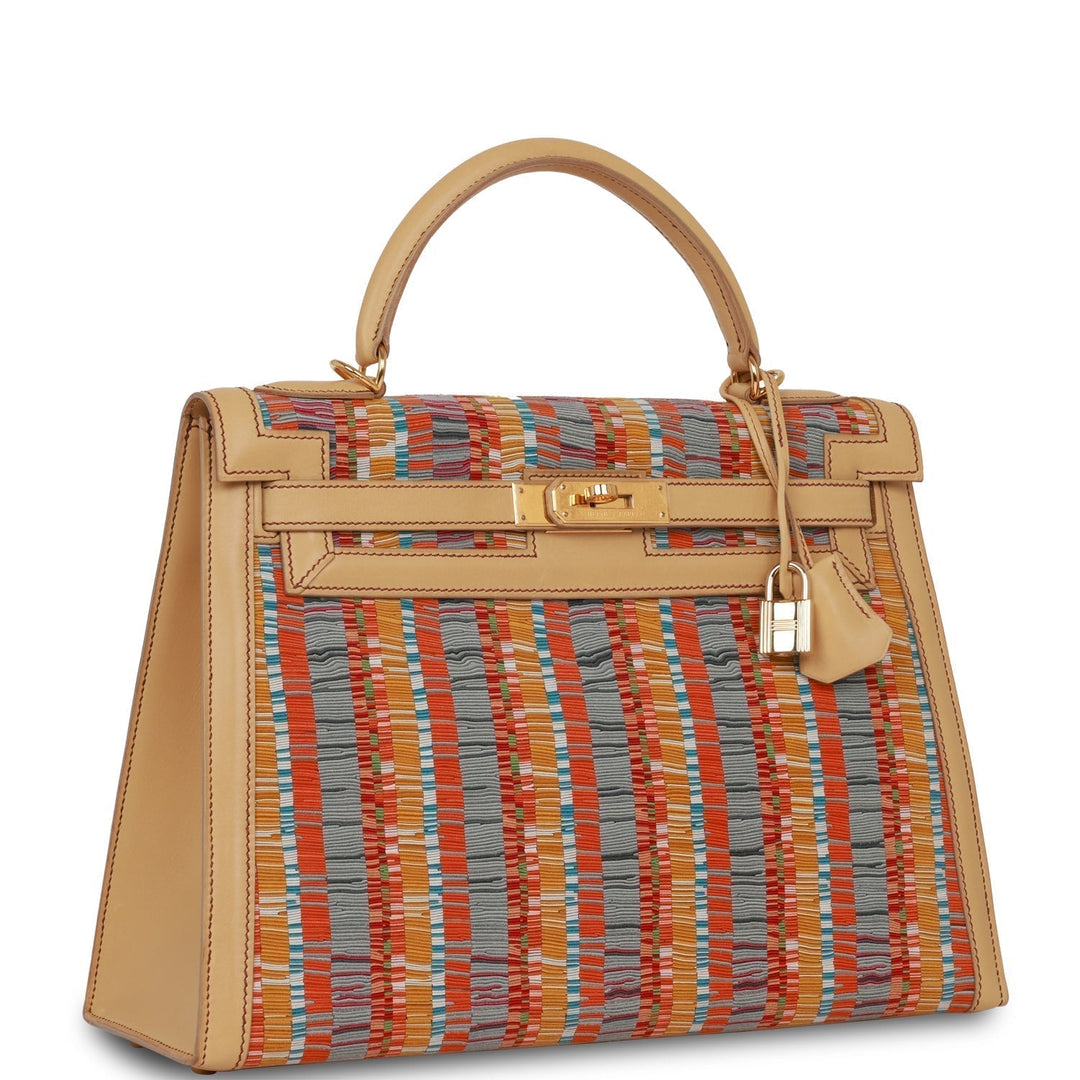 Vintage Top quality Hermes Kelly Sellier 32 Vibrato Sable Chamonix Gold Hardware