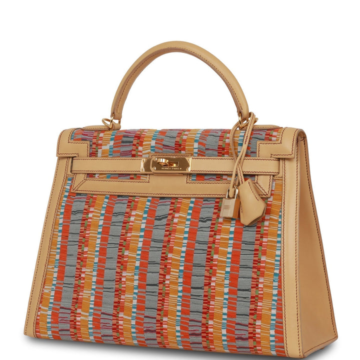 Vintage Top quality Hermes Kelly Sellier 32 Vibrato Sable Chamonix Gold Hardware