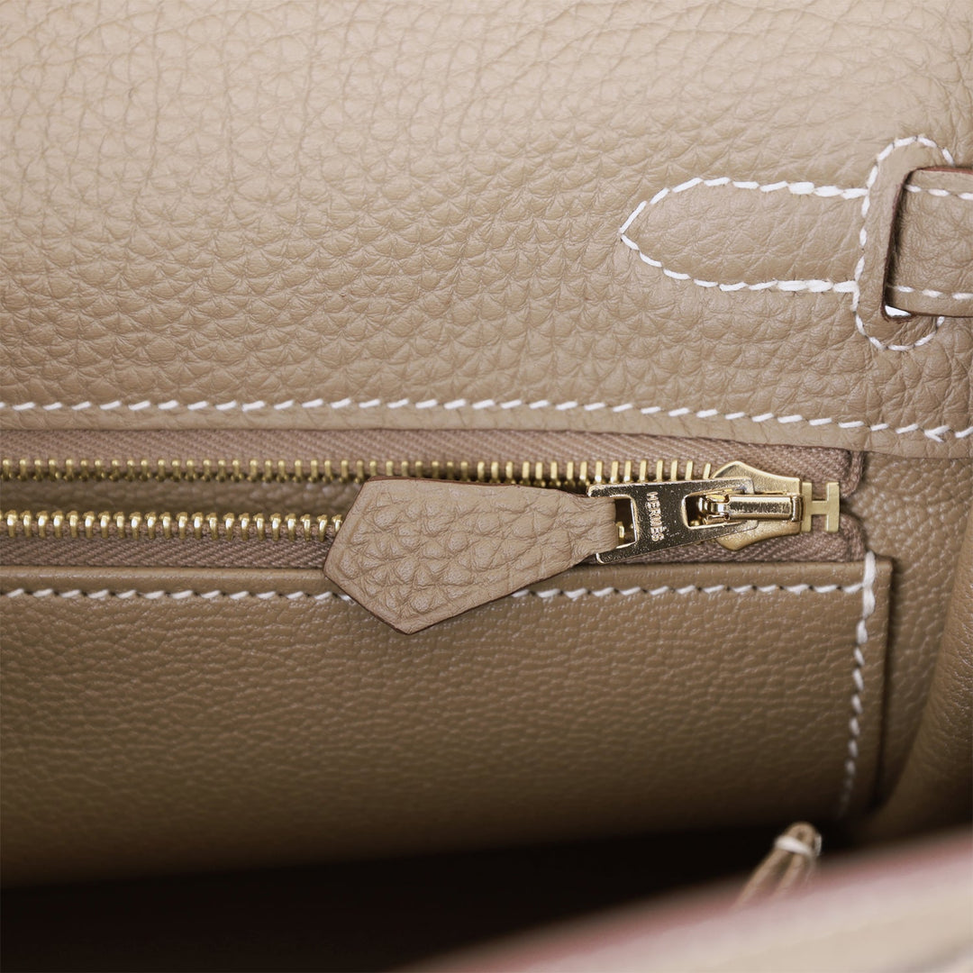 Hermes Kelly 25 Retourne Etoupe Togo Gold Hardware
