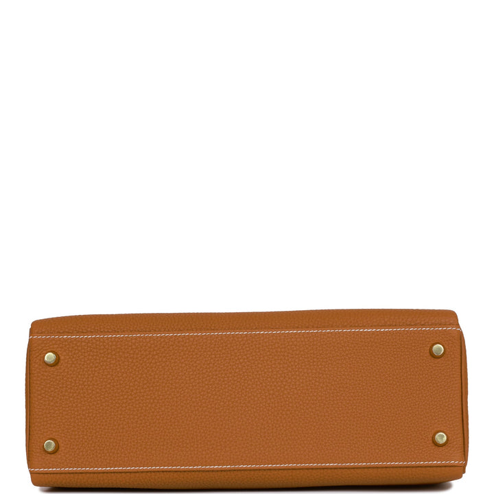 Hermes Kelly 32 Retourne Gold Togo Gold Hardware