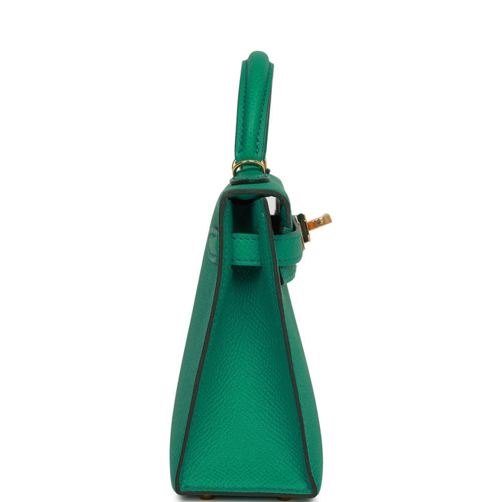 Hermes Kelly 20 Sellier Vert Jade Epsom Gold Hardware