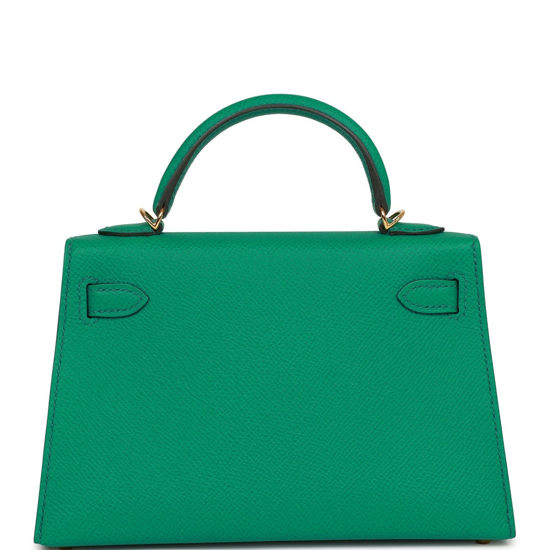 Hermes Kelly 20 Sellier Vert Jade Epsom Gold Hardware