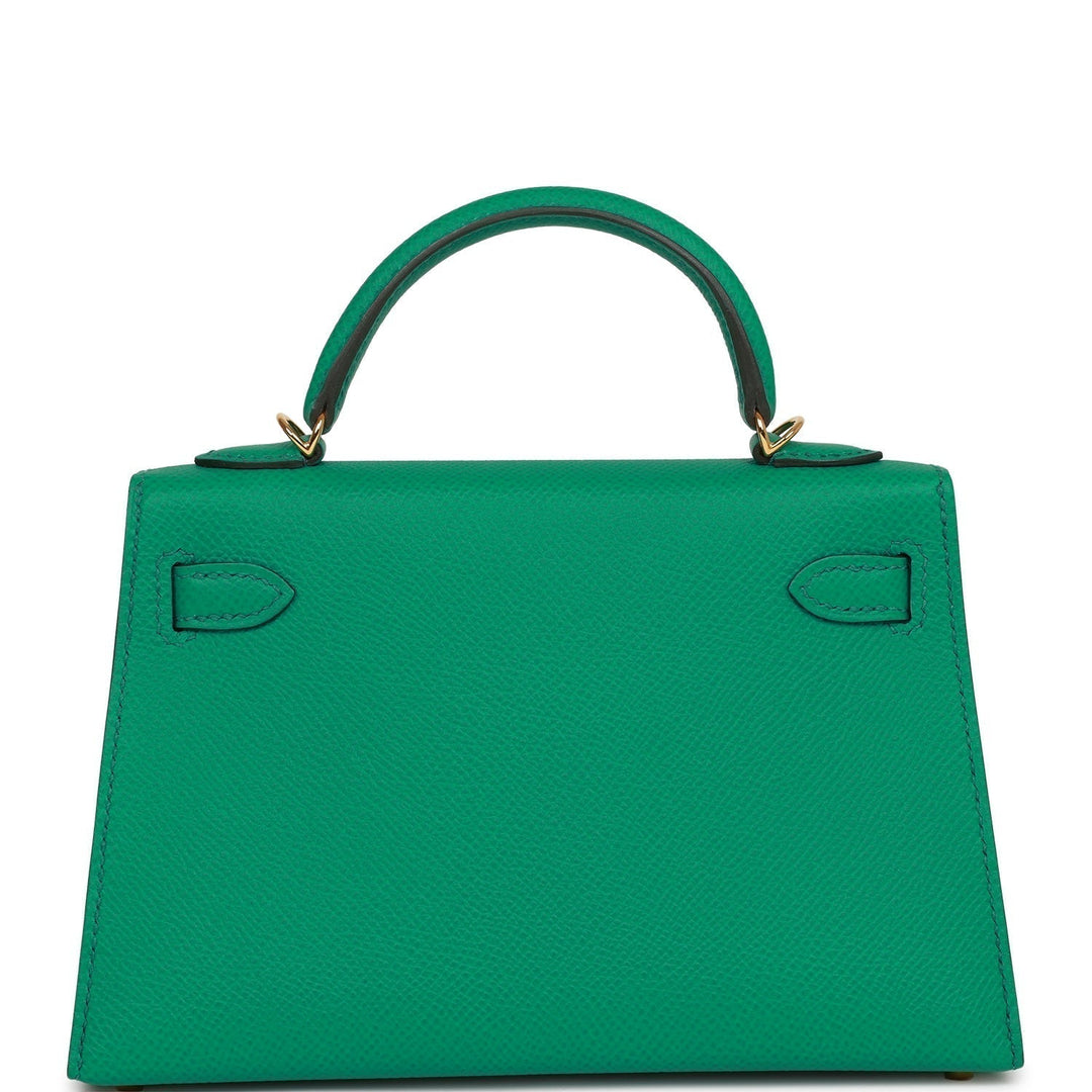 Hermes Kelly 20 Sellier Vert Jade Epsom Gold Hardware