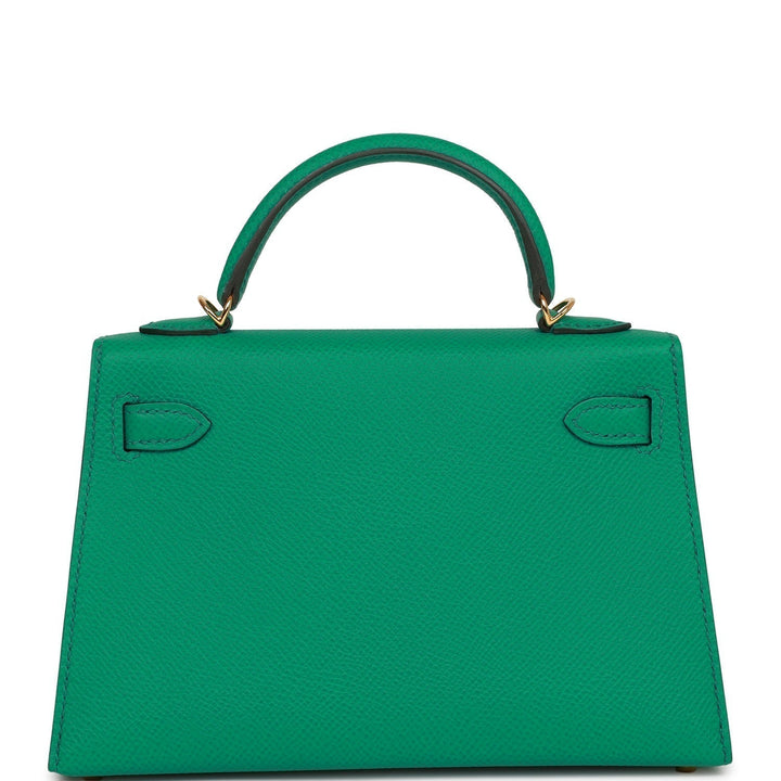 Hermes Kelly 20 Sellier Vert Jade Epsom Gold Hardware