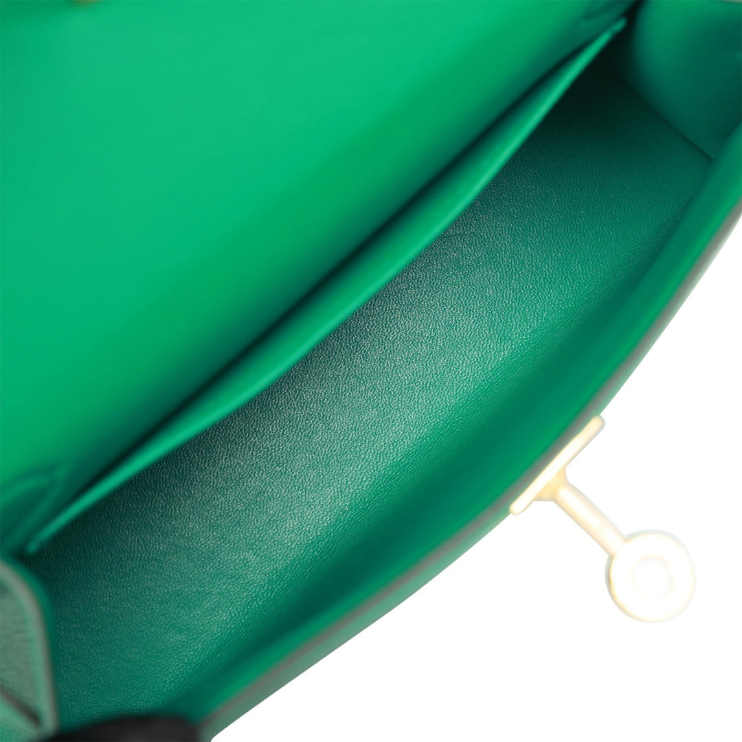 Hermes Kelly 20 Sellier Vert Jade Epsom Gold Hardware