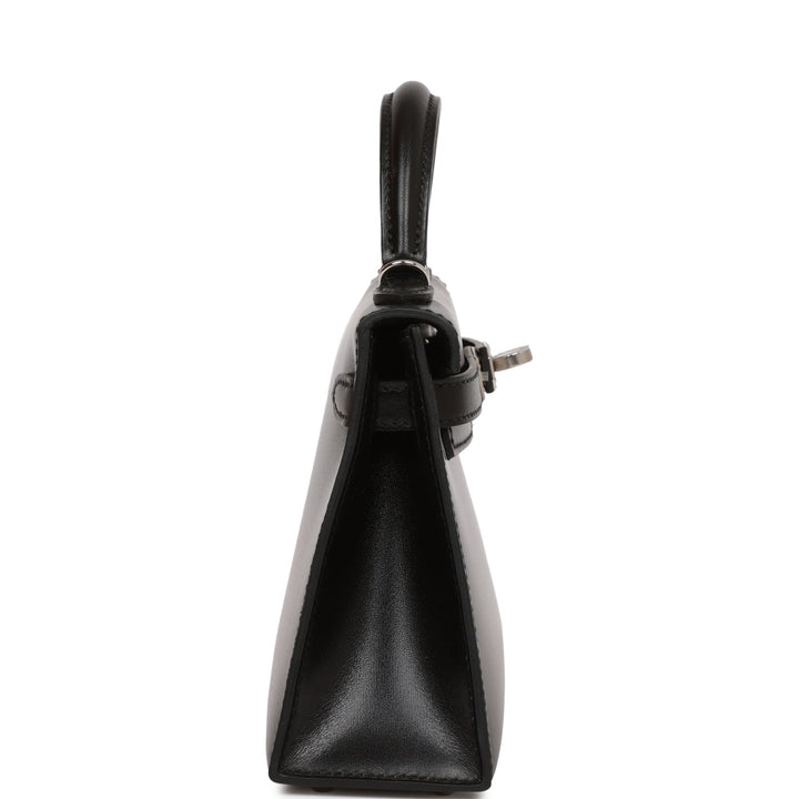 Hermes Kelly 20 Sellier Black Box Palladium Hardware