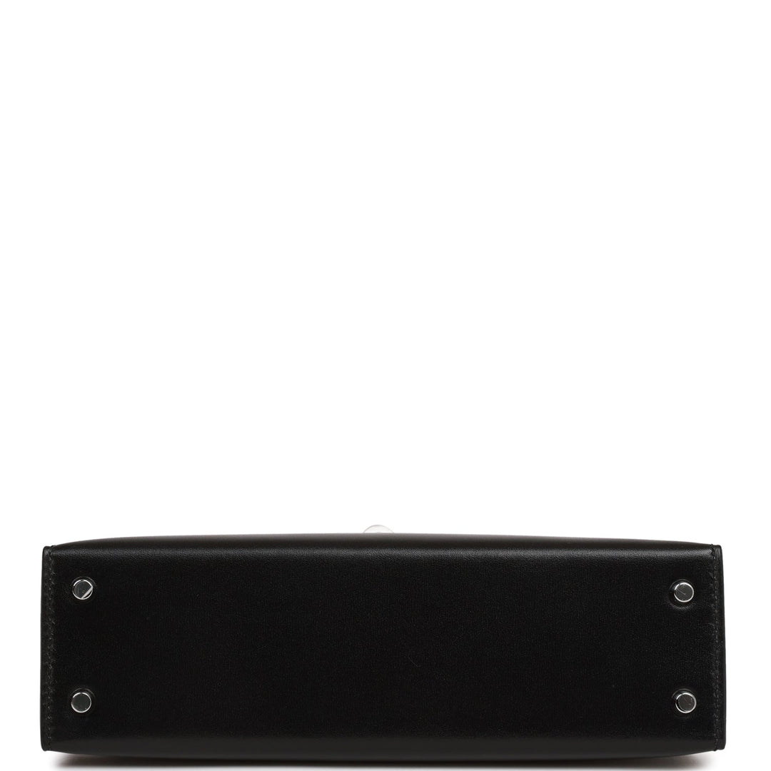 Hermes Kelly 20 Sellier Black Box Palladium Hardware