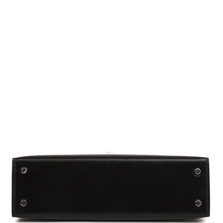 Hermes Kelly 20 Sellier Black Box Palladium Hardware