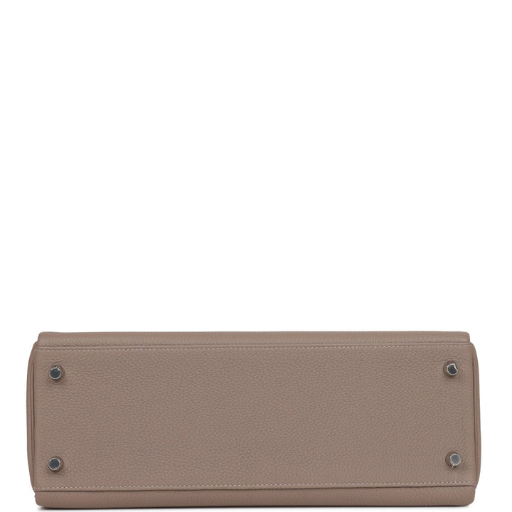 Hermes Kelly 32 Retourne Gris Asphalte Togo Palladium Hardware